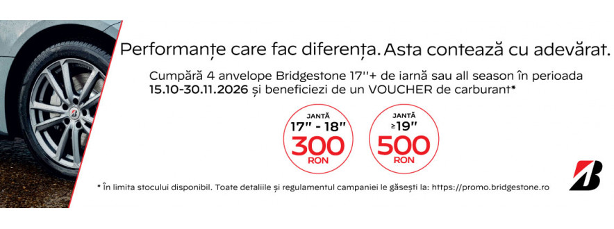 Campanie anvelope BRIDGESTONE iarna si all seasons