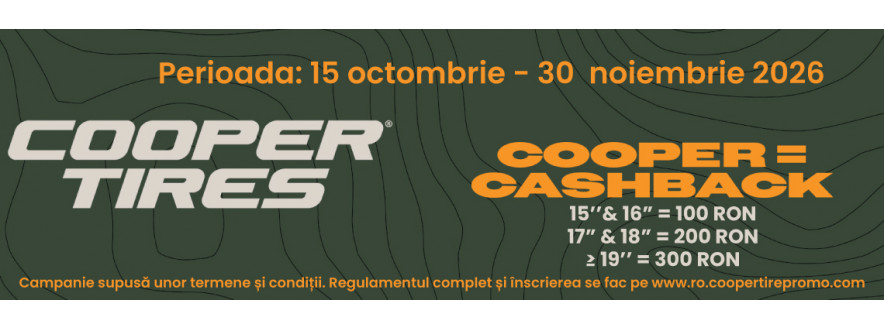 Campanie anvelope COOPER iarna si all seasons