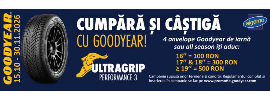 Campanie anvelope GOODYEAR iarna si all seasons