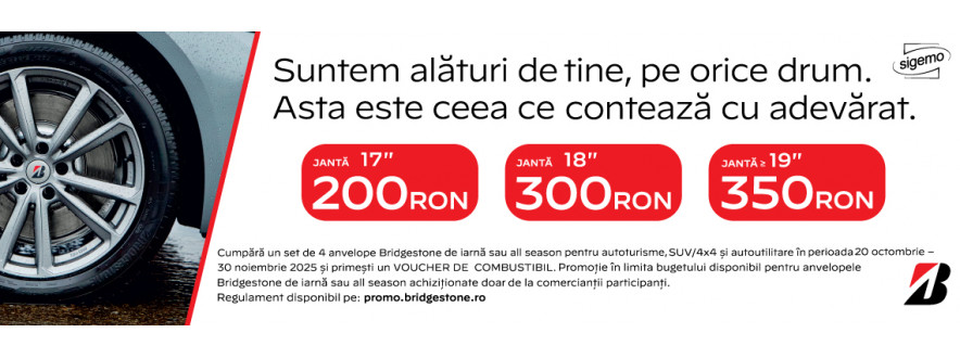 Campanie anvelope BRIDGESTONE iarna si all seasons