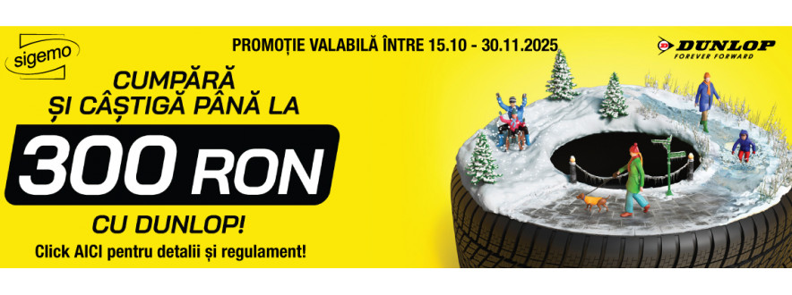 Campanie anvelope DUNLOP iarna si all seasons