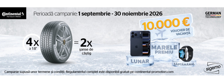 Campanie anvelope CONTINENTAL all seasons si iarna