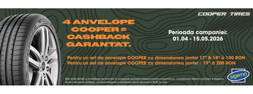 Campanie anvelope COOPER Vara si All-Season