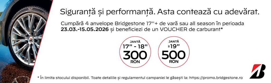 Campanie anvelope BRIDGESTONE vara si all seasons