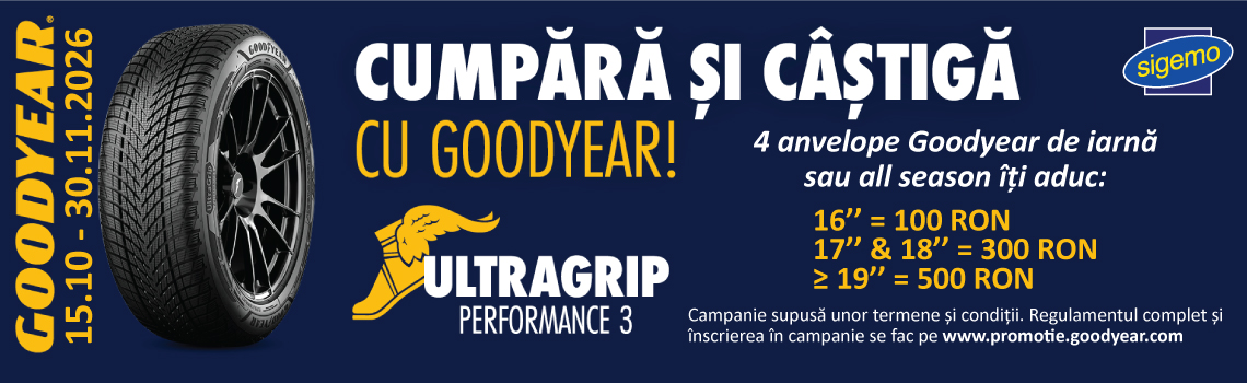 Campanie anvelope GOODYEAR iarna si all seasons