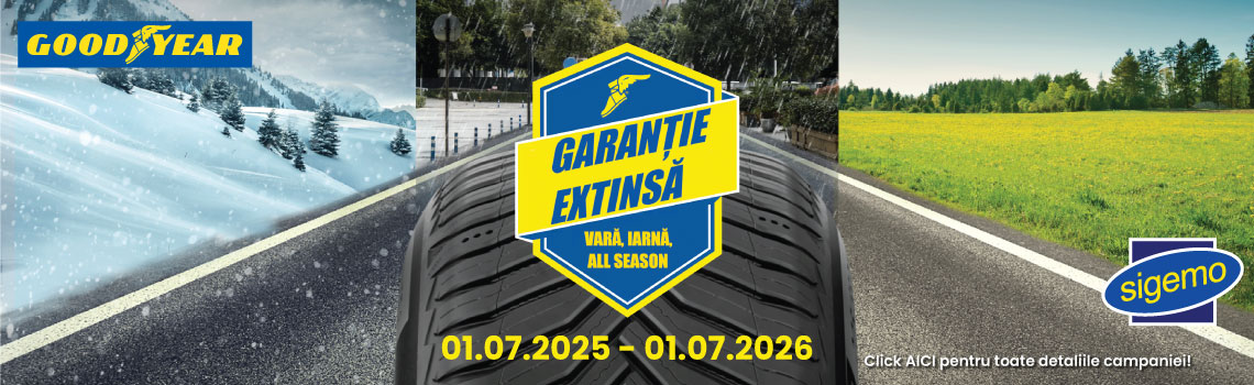 Campanie anvelope GOODYEAR garantie extinsa